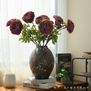 ดอกไม้ประดิษฐ์ ยี่ห้อ Yihua รุ่น Simulated Lotus Flower Silk ดอกไม้ไหมประดิษฐ์ ตกแต่งบ้านสไตล์โมเดิร์นเรียบง่าย สีสันฤดูใบไม้ร่วง รุ่น LL046 - Product Image 3