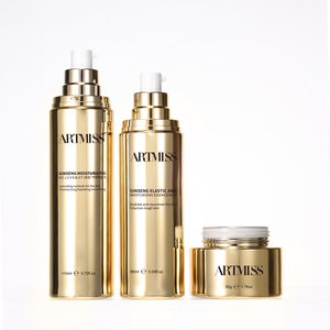 Ensemble de trois crèmes et sérums pour le visage de haute qualité en or, avec vitamine C, acide hyaluronique et ginseng, pour le soin de la peau - Product Image 3