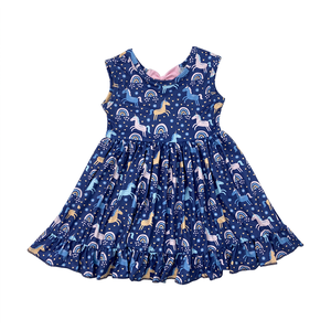 Qingli OEM oder ODM Baby Mädchen Kleid 1 Jahr Geburtstags torte Kleid Kurzarm Boutiquen Kinder kleidung - Product Image 3