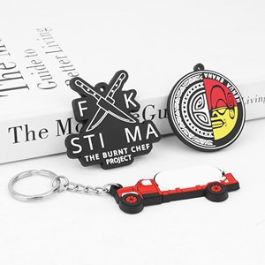 High Quality Custom 3D <b>Anime</b> PVC <b>Keychains</b> Cool Cartoon Soft Rubber Keyring Personalizados Keyring - Product Image 1