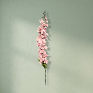 ดอกเดลฟีเนียมสีชมพูประดิษฐ์แบบมีใบ  AFF-Stick-6.5 - Product Image 2