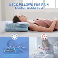 Oreiller orthopédique ergonomique LIANDA P-094, best-seller, personnalisé, en mousse à mémoire de forme, pour le sommeil