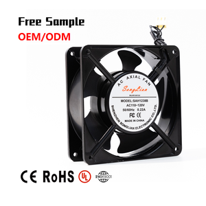 IP65 12038 交流轴流冷却风扇 110V 220V 240V 120x120x38mm 大风量，适用于工业机柜外壳排气通风 - Product Image 1