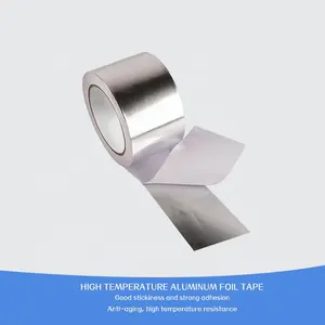 アルミホイルテープ防水、アルミホイル粘着厚手修理テープ、エアコン用強化アルミホイルテープ