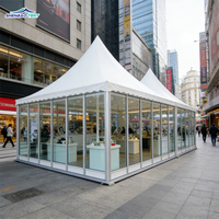 Carpa Pagoda de PVC 3x3 4x4 5x5 6x6 7x7, Carpa Plegable 10x10 para Eventos, Ferias Comerciales, Alquiler y Venta
