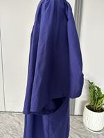 Robes de chorale bleues cannelées personnalisées en gros avec étole de chorale assortie et logo brodé pour les services religieux