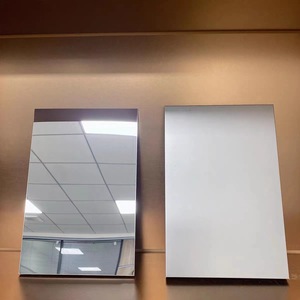 Kamiura <b>Honeycomb</b> Panel Mirror Brushed Stainless Steel <b>Decorative</b> Wall Panel Customizable Size Surface Treatment - Product Image 1