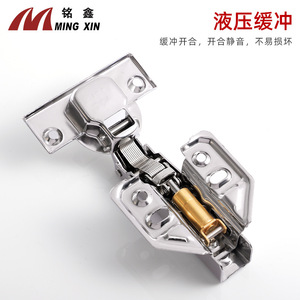 Bisagra para Muebles Mingxin, Acero Inoxidable 304, Bisagra de Cierre Suave para Puerta de Armario - Product Image 3