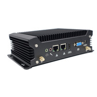 SUGARCUBE Nuevo Mini PC DDR3 X86 de Cuatro Núcleos, Computadora Industrial sin Ventilador, Doble Lan, Doble COM, I3 6167U, Windows 10, KIOSK