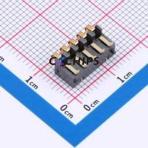 GT-BTP25005-0550A-010A Blade/Spring Contact Battery Connector SMD,P=2.5mm Connector Spring Contact Type 2.5mm 5P Vertical Mount - Product Image 2