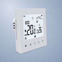 Thermostat de chauffage au sol électrique numérique SS210F, application Tuya, Alexa, Google Assistant, 2/4 tuyaux flexibles pour hôtel, appartement