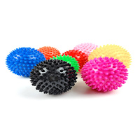 Material de PVC duro espinoso relajación muscular acupuntura estimulación masaje erizo bola