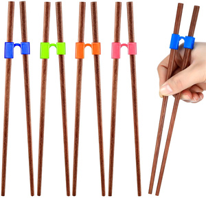 Bisagras de plástico chinas para entrenamiento de grado alimenticio, <span class=keywords><strong>palillos</strong></span> reutilizables, ayuda para niños <span class=keywords><strong>principiantes</strong></span> - Product Image 4