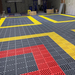 Panneau de calandre mosaïque en plastique pour lavage de voiture 4s Store Floor Mats Grille Floor Multifunctional Stitchable Car Wash Floor Grille - Product Image 4