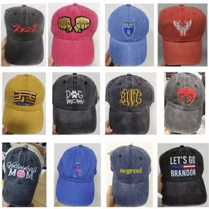 Wholesale Custom 3D Embroidered Logos Blank Washed Unstructured Low Profile Cotton Plain Strapback Vintage Baseball Cap - Product Image 6
