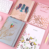 Gute Qualität billig niedlich kawaii Cover Design Spiral bindung zu tun Liste Notizbuch für Mädchen