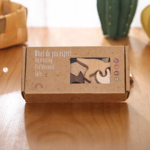 2025 nueva llegada bloque de equilibrio de madera dinosaurio apilamiento juguetes de aprendizaje sensorial Montessori juguetes de entrenamiento educativo para niños - Product Image 6