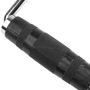 Gym Fitness LAT <strong>Pulldown</strong> Attachments D-<strong>Handle</strong> Exercise Cable Machine Black D Hand Grip Bar - Product Image 6