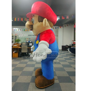 Mascota inflable al aire libre tamaño adulto <span class=keywords><strong>Super</strong></span> Red <span class=keywords><strong>Mario</strong></span> mascota inflable disfraz lindo vestido encantador <span class=keywords><strong>Mario</strong></span> <span class=keywords><strong>Bros</strong></span> disfraces de cosplay - Product Image 5