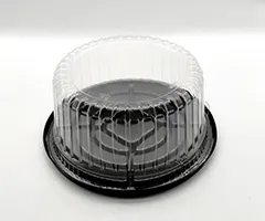 Wholesale 12 "round Transparent Dome Top PET Disposable Plastic Cake Boxes Plastic Disposable Containers For Food Packaging