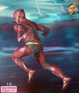 Equipo de prototipos <span class=keywords><strong>Flash</strong></span> superhéroe 30cm estatua PVC figura de acción juguetes de modelos coleccionables regalo - Product Image 3