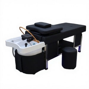 KISEN Équipement professionnel de salon de coiffure : Lit de spa capillaire avec circulation d'eau pour traitement et thérapie, table de massage thaïlandaise, lit de shampoing et spa capillaire - Product Image 1