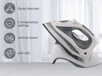 Fers à repasser innovants pour vêtements, fer à vapeur sans fil avec base de charge pour la maison, l'hôtel, fer à repasser électrique vertical portable 1800W