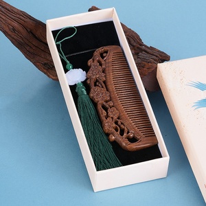 หวีป้องกันไฟฟ้าสถิตแบบมืออาชีพสำหรับร้านทำผม ปรับแต่งได้ หวีซี่ห่างแบบพกพาสไตล์ญี่ปุ่นสำหรับงานแต่งงานสำหรับสาวๆ - Product Image 3