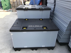 Có Thể Xếp Chồng Và Ráp Kho Công Nghiệp Heavy Duty Lưu Trữ Bin Nhựa Pallet Sleeve Box/<span class=keywords><strong>Container</strong></span> - Product Image 4