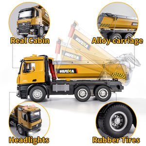 Festival Gift Huina 1573 10CH 1/14 <strong>RC</strong> <strong>Dump</strong> <strong>Truck</strong> Alloy Transport Vehicles Remote Control Toy <strong>Truck</strong> - Product Image 3