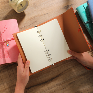 <span class=keywords><strong>Cuadernos</strong></span> de Cuero Personalizables, Diario de Viaje Recargable <span class=keywords><strong>para</strong></span> Estudiantes, Diseño Antiguo Vintage <span class=keywords><strong>para</strong></span> Minoristas de Papelería, Regalo - Product Image 5