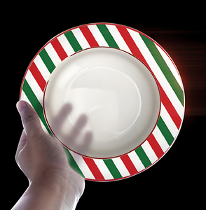 Wholesale <strong>Christmas</strong> <strong>Eve</strong> Green Charger <strong>Plates</strong>,Bone China Xmas Serving Dishes,<strong>Christmas</strong> Cookie <strong>Plate</strong> and Cup with Deer Design - Product Image 3