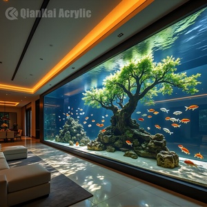 Moderne Luxe Transparante Grote Acryl Aquarium Tafel Aquarium Aquarium Salontafel Te Koop - Product Image 2