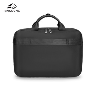 Kingsons Men's Business <b>Briefcase</b> Polyester Laptop Bag With Zipper Closure For Business Travel - Product Image 2