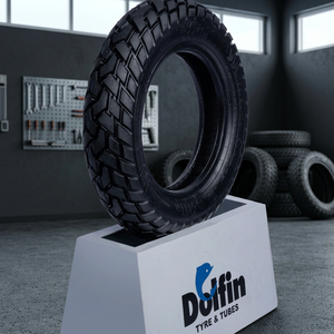 Dolfin Motorcycle Tyre (TT) 3.00-17 6 PR Rear-NEK | Durable Tubetype Tyre | Premium Rear Motorcycle Tyre - Product Image 1