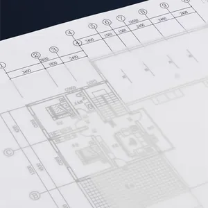 Lizheng Paper Supplier A4 Cad Drawingトレーシングペーパー用の白い半透明紙