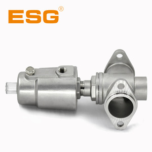 Vanne pneumatique intégrée en acier inoxydable ESG DN20 110 à deux voies de type boule pour le nettoyage CIP des usines de teinture, d'impression et de bière - Product Image 3