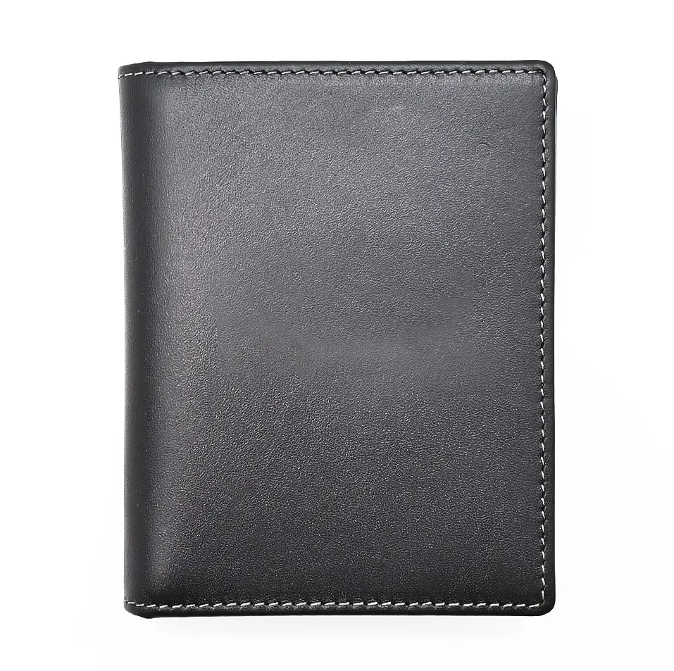 New Stylish Luxury Black Leather Wallet For men Wallets Credit Card Holder