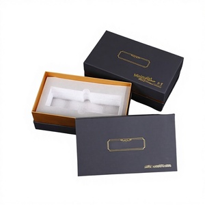 Caja de Embalaje para Tazas Térmicas Factory <span class=keywords><strong>World</strong></span>, Caja de Regalo, Caja Rígida para Souvenirs, Papel Recubierto, Rectangular, Estampado Dorado, Bronceado - Product Image 1