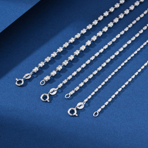 Ý 925 đồ trang sức mỹ Vòng cổ mạ vàng OLIVE Bead chuỗi lãng mạn liên kết thời trang áo len Choker Đảng hợp thời trang ngọc trai - Product Image 4