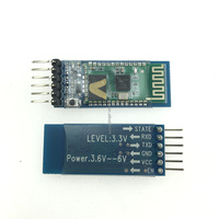 Módulo Transceptor Inalámbrico Industrial RF BLE HC-05 HC05 2.4G Original Maestro-Esclavo RS232 / TTL a UART con 6 Pines
