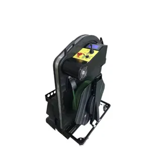 Semi-auto Pallet Portable Mobile Ergonomic Pallet Strapping System Plastic PP / PET Strap Feeding Machine Box Strapping Machine