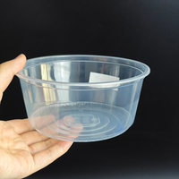 Bols de restauration rapide jetables de 800ml 300 ensembles/carton pour restaurant à emporter aliments et chips de pommes de terre sushi emballage blister