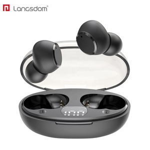 Langsdom TN58 Écouteurs Bluetooth de haute qualité et bon marché Affichage numérique LED Écouteurs TWS sans fil Casque sans fil Type-C Écouteur - Product Image 1