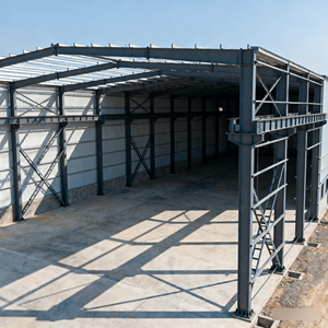 Hoogwaardige Staalconstructies Werkplaats Geprefabriceerd Magazijn Gebouw Metaal Bouwen Estructura Metalica - Product Image 3