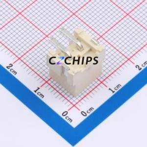 WAFER-VH396L-2A Wire-to-Board Pin Header SMD,P=3.96mm Connector 1x2P 3.96mm Vertical Mount VH - Product Image 2