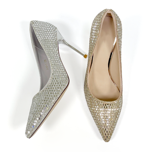 Luxury Women's Stiletto Heels Dress Shoes Elegant for Wedding High End Design <b>Pointed</b> Toe High Pumps - Product Image 3