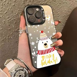 Funda para Teléfono con Diseño Navideño IMD, Protección de Cámara 3 en 1, Cubierta de PC+TPU para iPhone 17 16 Pro Max 15 14 13, Diseño Navideño IMD - Product Image 5