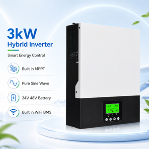 3kW Off Grid Solar Single Phase <b>24V</b> <b>Battery</b> Built in MPPT Pure Sine Wave for Home Energy Storage Backup Power System VM 3K 3kW O - Product Image 2