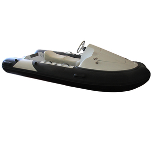 Bateau gonflable de <span class=keywords><strong>jet</strong></span> de <span class=keywords><strong>ski</strong></span> de coque en V <span class=keywords><strong>avec</strong></span> <span class=keywords><strong>volant</strong></span> d'opération de machine 15hp bateau à réaction personnel à vendre - Product Image 2